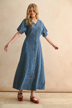 Load image into Gallery viewer, Denim Polka Dot Dress Miou Muse