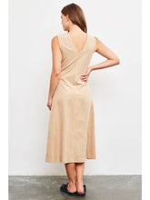 Load image into Gallery viewer, V-Neck Maxi Dress Mustard Seed