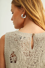 Load image into Gallery viewer, Floral Pattern Knitted Top