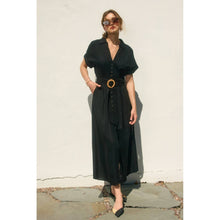 Load image into Gallery viewer, Heaven Sent Wicker Buckle Maxi Dress