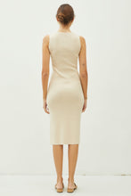 Load image into Gallery viewer, Ribbed Leg Slit Midi Dress Be Cool