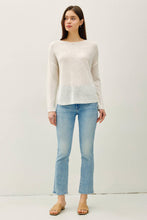 Load image into Gallery viewer, Lightweight Rib Knit Sweater Top
