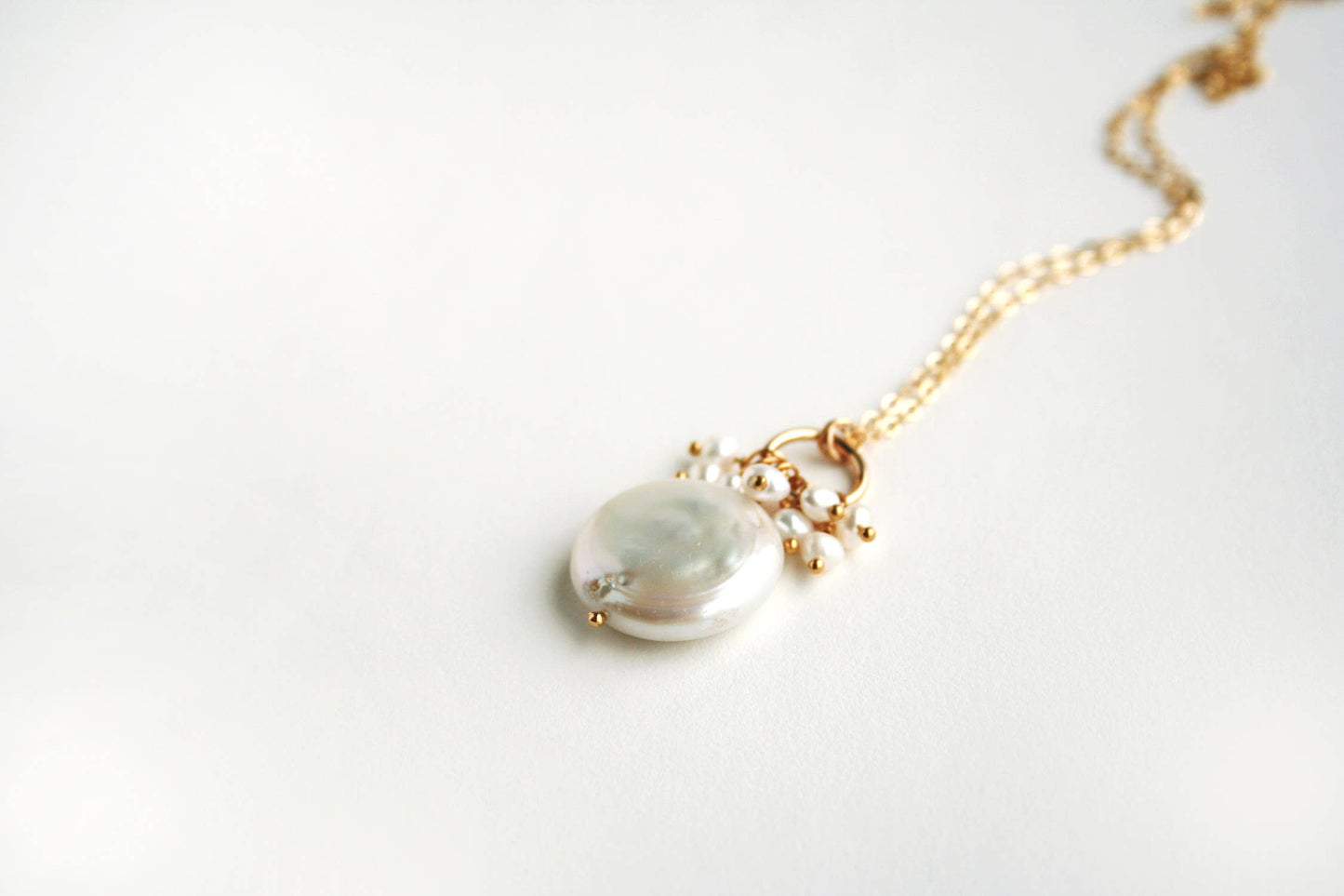 Coin Pearl Necklace