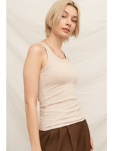 Load image into Gallery viewer, Scoop Neck Tank with Built-in Bra