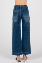 Load image into Gallery viewer, LTJ Dark Wide Leg Jeans With Seam Lines
