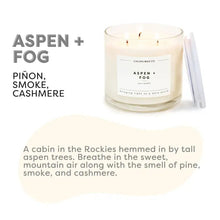 Load image into Gallery viewer, 14.9 oz Aspen & Fog Calyan Candle Calyan Wax Co