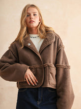 Load image into Gallery viewer, Suede Reversible Jacket Miou Muse