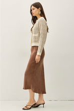 Load image into Gallery viewer, Tweed Knit Cardigan Be Cool