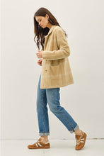 Load image into Gallery viewer, Fuzzy Plaid Coatigan Be Cool