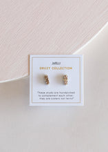 Load image into Gallery viewer, Druzy Bar Stud Earrings JaxKelly
