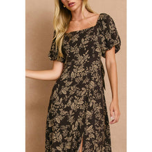 Load image into Gallery viewer, Brown Butter High Slit Midi Dress