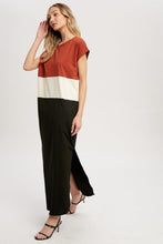 Load image into Gallery viewer, Color Block Maxi Dress BluIvy