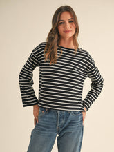 Load image into Gallery viewer, Perfect Striped Long Sleeve Shirt Miou Muse