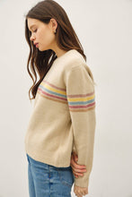 Load image into Gallery viewer, Crew Neck Striped Sweater