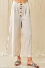 Load image into Gallery viewer, Linen Wide Leg Culottes