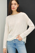 Load image into Gallery viewer, Lightweight Rib Knit Sweater Top