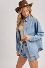 Load image into Gallery viewer, Oversized Denim Shacket
