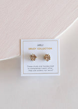 Load image into Gallery viewer, Druzy Prong - Rose Gold - Gold Earrings
