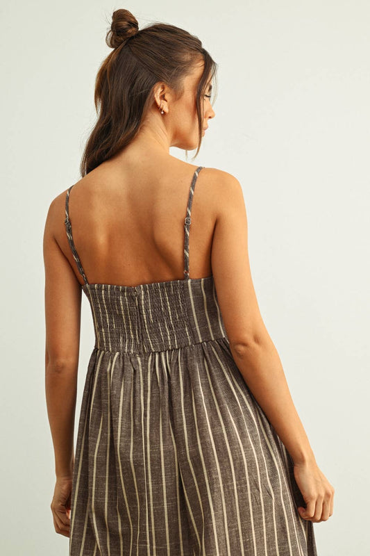 Everyday Striped Midi