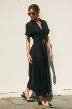 Load image into Gallery viewer, Heaven Sent Wicker Buckle Maxi Dress