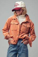 Load image into Gallery viewer, Oversized Sherpa Lined Corduroy Shacket