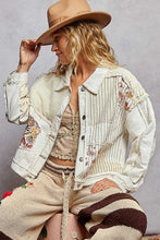 Load image into Gallery viewer, Patchwork Cropped Jacket Pol