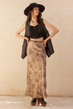 Load image into Gallery viewer, Floral Satin Maxi Skirt