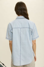 Load image into Gallery viewer, Light Denim Shirt Blu Pepper