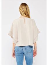 Load image into Gallery viewer, Round Neck Crop Top love stitch