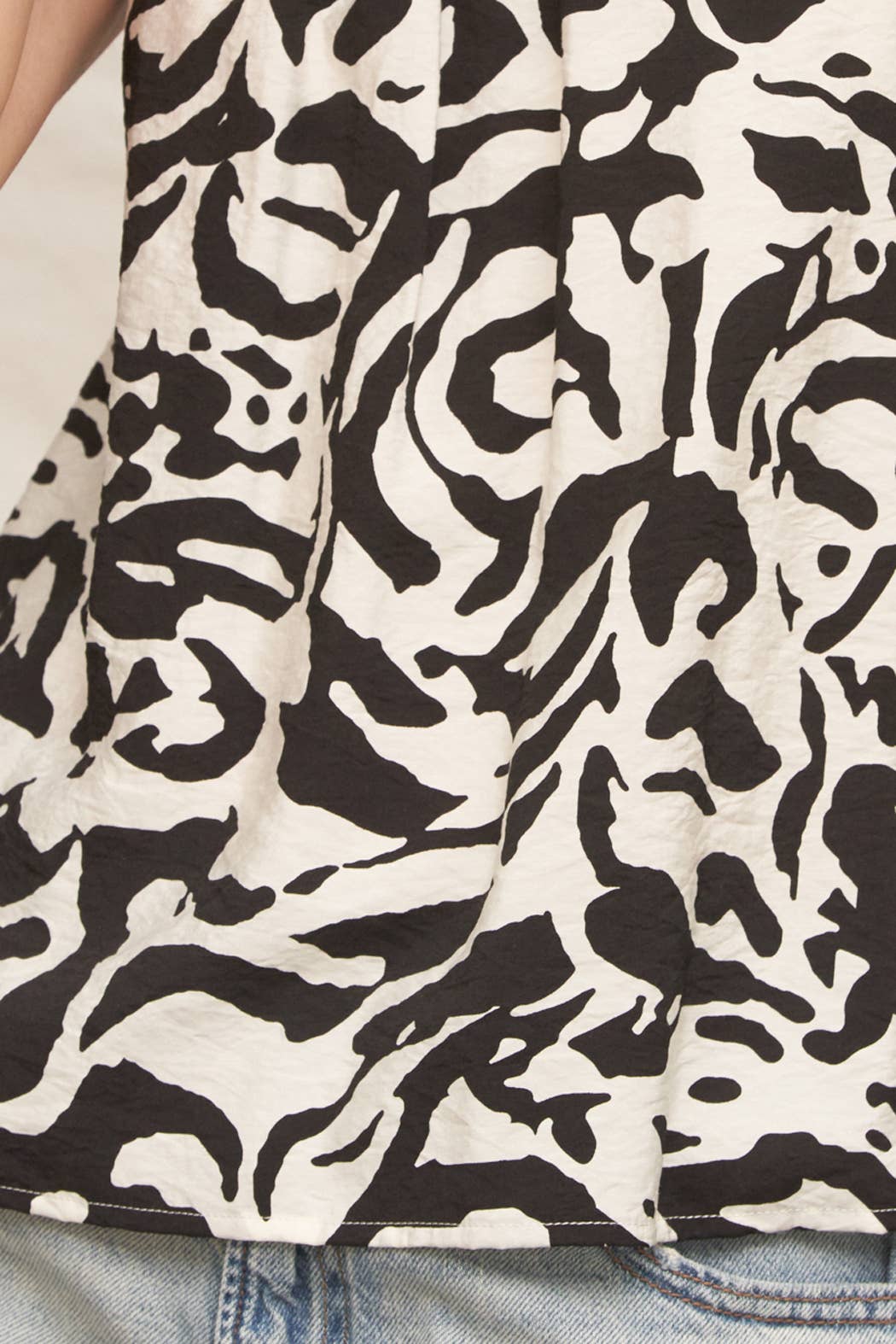 Printed Halter Neck Top