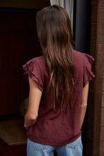 Load image into Gallery viewer, V-Neck Ruffle Blouse By Together