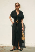Load image into Gallery viewer, Heaven Sent Wicker Buckle Maxi Dress