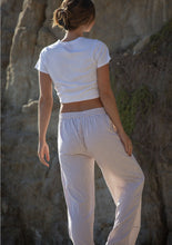 Load image into Gallery viewer, Striped Straight Leg Pants love stitch