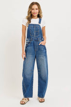 Load image into Gallery viewer, Denim Barrel Leg Overalls