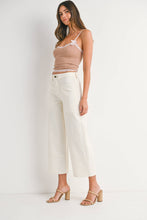 Load image into Gallery viewer, High Rise Cropped Wide Leg