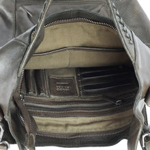 Load image into Gallery viewer, Charcoal Mason Leather Crossbody Latico Leather