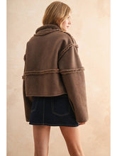 Load image into Gallery viewer, Suede Reversible Jacket Miou Muse