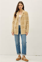 Load image into Gallery viewer, Fuzzy Plaid Coatigan Be Cool