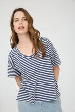 Load image into Gallery viewer, Striped Short Sleeve Tee
