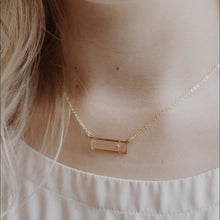 Load image into Gallery viewer, Mustard Seed Bar Necklace