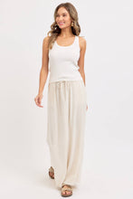Load image into Gallery viewer, Linen Pullover Maxi Skirt