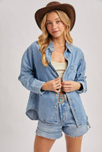 Load image into Gallery viewer, Oversized Denim Shacket