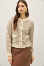 Load image into Gallery viewer, Tweed Knit Cardigan Be Cool