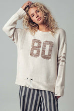 Load image into Gallery viewer, Varsity 80 Distressed Pullover