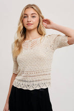 Load image into Gallery viewer, Boho Crochet Top