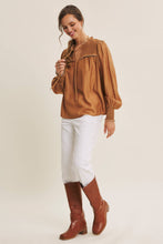 Load image into Gallery viewer, Elegant Ruffled Smocked Blouse