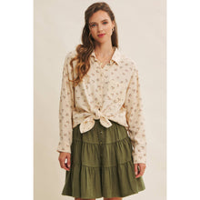Load image into Gallery viewer, Olive Ruffle Mini Skirt