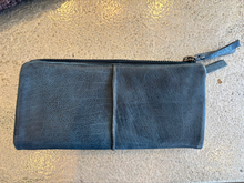 Load image into Gallery viewer, Handcrafted Leather Andi Denim Wallet Latico Leather