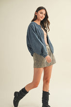 Load image into Gallery viewer, Batwing Denim Jacket Mustard Seed