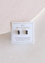 Load image into Gallery viewer, Druzy Bar Stud Earrings JaxKelly